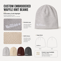 Bonnet en tricot gaufré de haute qualité avec logo personnalisé, brodé, pour le cyclisme en extérieur