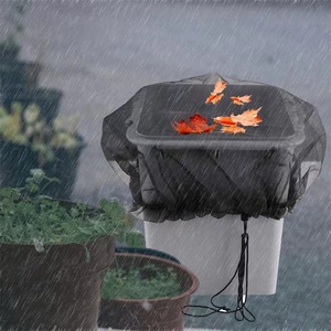 Red de malla para exteriores de 60-160 cm para cubrir barriles de lluvia, cubos de recolección de agua, protección de tanques de agua, suministros de jardín - Product Image 5
