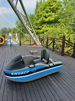 Bateau à moteur électrique à grande vitesse pour 2 personnes, karting aquatique large, bateau populaire pour adultes, moteur de yacht extérieur 1,5 CV 30 km/h, similaire au requin