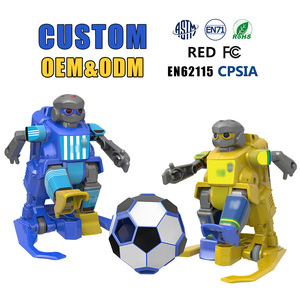 Giocattoli Robot RC per Battaglie Calcistiche, Giochi Interattivi Elettronici per Bambini con Porta da Calcio e Tappetino Scenico - Product Image 5