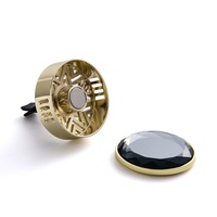 Diffuseur d'air personnalisé avec logo en cristal plaqué or, parfum personnalisé pour voiture