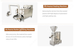 Máquina industrial para hacer mantequilla de maní, máquina para pasta de nueces, máquina comercial para pasta de maní - Product Image 5