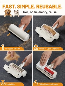 Custom Self-Cleaning Reusable <b>Carpet</b> Cat Fur Pet Hair <b>Remover</b> Roller <b>Lint</b> Brushes Dog Cepillo Pelo Gato Pet Hair <b>Remover</b> - Product Image 2