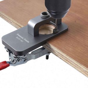 JL35-<span class=keywords><strong>A1</strong></span> Bohrlehre aus Aluminiumlegierung für 35mm Scharniere, Tür- und Schrankbohrvorrichtung, Holzbearbeitungs-Bohrhilfe - Product Image 6