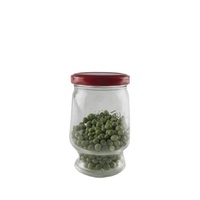 Offre Spéciale 300ml 600ml 750ml 32oz bocal recyclable de stockage de verre bocal avec couvercle en métal joint composé anneau métal bande mise en conserve