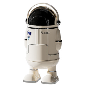 Astronaut Shape Waste Bin With Lid Indoor Use 1.8kg 2.3kg HL-301 HL-302 HL-3011 HL-3012 - Product Image 5