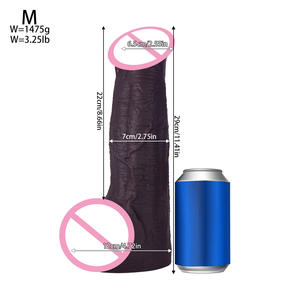 Pénis <span class=keywords><strong>de</strong></span> simulation géant en forme <span class=keywords><strong>de</strong></span> queue <span class=keywords><strong>de</strong></span> cheval, pour usage féminin adulte, avec œufs - Product Image 6