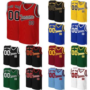 Günstiges Basketball-Trikot, individuell anpassbar, für Herren, Jugendliche, große Größen, Teams, USA, Fabrik, atmungsaktiv, hochwertig, klassisches Retro-Sportshirt - Product Image 1