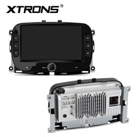 XTRONS 7 pouces Octa Core 4+128 Go Global 4G Écran IPS 1024x600 Lecteur multimédia stéréo de navigation automobile Android pour Fiat 500