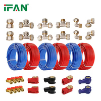 IFAN ISO15875 Tuyau de Plomberie PEX Flexible PEXA PEXB PERT pour Chauffage au Sol, Vente en Gros, 16-32 MM