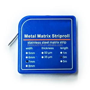 Commercio all'ingrosso odontoiatria clinica dentaria file rotanti in acciaio inox matrice striscia/matrice di metallo dentale Striproll - Product Image 2