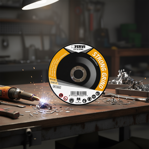 Disque de meulage Fervi Strong Cut 125x6x22.23mm Acier Inoxydable Type 27 - Product Image 3