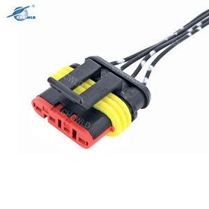 Connecteur femelle étanche à 4 broches pour faisceau de câbles automobile Connecteur superseal série 1.5mm 282088-1 - Product Image 1