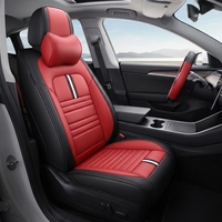 Housses de siège de voiture universelles en cuir de luxe toutes saisons, style professionnel, lot complet de 12 pièces, protection intérieure arrière pour Civic Golf
