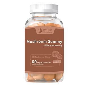 Oem nhãn hiệu riêng sư tử của bờm nấm Vegan Gummies thảo dược bổ sung cho người lớn - Product Image 1