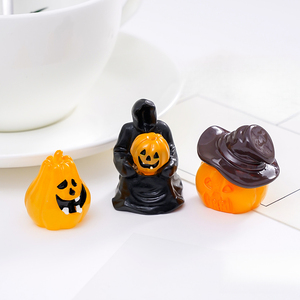 Nouvelle figurine de démon de la mort citrouille d'Halloween KI Yuewu, accessoires décoratifs suspendus DIY, mini ornements de bureau - Product Image 2