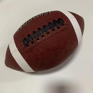Vera attrezzatura da allenamento per Rugby in pelle americana <span class=keywords><strong>serie</strong></span> di gare professionali palloni durevoli per bambini e adolescenti - Product Image 1