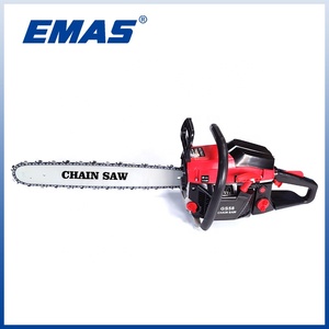 Tronçonneuse à essence EMAS <span class=keywords><strong>pas</strong></span> chère 58cc 2.4KW, 2 temps, 5800, avec <span class=keywords><strong>guide</strong></span>-chaîne de 18 pouces et chaîne en 2 pièces par paquet - Product Image 3