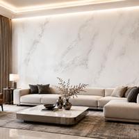 Panneau mural SPC moderne, imperméable, en PVC, imitation marbre, panneau mural UV, installation facile pour le salon, la salle de bain, la décoration d'hôtel