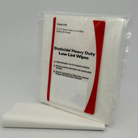 Lingettes de nettoyage jetables non stériles en polycellulose non tissée, résistantes, sans peluches, pour salles blanches et ateliers