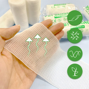 Bandage élastique jetable en PBT rouleau de gaze de premiers soins médicaux pour pansement de plaies équipement de sauvetage traumatologique de soins d'urgence - Product Image 2