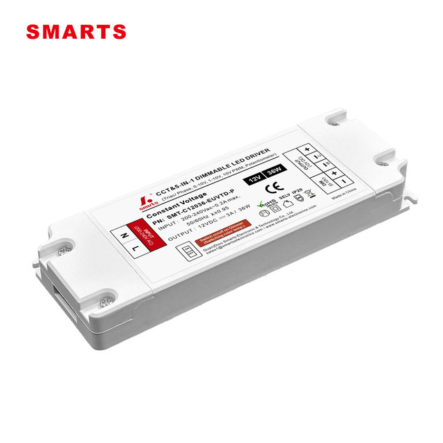 12v 24v Zigbee SELV 3 Color CCT Triac 0-10v Dimmable Led Power Supply 36w 48w 60w Ip20 Led Driver