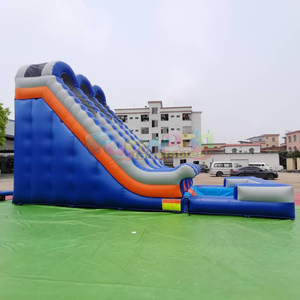 Château gonflable géant double face pour enfants, toboggan gonflable extérieur avec piscine pour adultes - Product Image 4