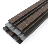 2025 Offre Spéciale JP29 120*12MM doré PS panneau mural panneau de charbon de bois persiennes décoration intérieure WPC revêtement mural
