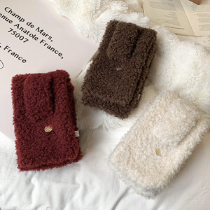 Sciarpa Corta Invernale Calda e Lussuosa in Pile di Poliestere Spesso con Nuovo Design Coreano Tie-Dye - Product Image 3