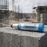 Martillo de Prueba de Rebote para Concreto, Probador de Resistencia del Concreto, Martillo Schmidt para Prueba de Rebote