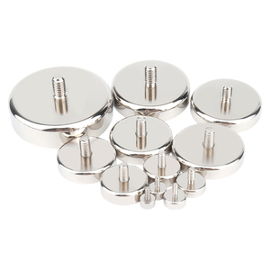 산업용 고정용 외부 나사 스터드 마그네틱 마운팅 베이스 홀더가 있는 강력한 네오디뮴 포트 자석 - Product Image 1