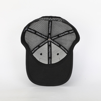 Gorras de camionero con parche tejido Sombrero deportivo de malla de 6 paneles para exteriores con bordado 3D Gorra deportiva informal de ante de algodón en blanco