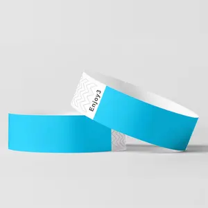 Lightweight Tyvek Identification Wristbands Wrist Bracelets Paper for event days of Security   Convenience wristbands