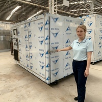 Machine de séchage de craie et de boue de gypse pour jouets Hello River PLC avec contrôle intelligent à économie d'énergie et récupération de chaleur