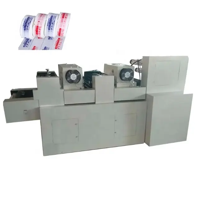 Ruban adhésif gomme de scotch ruban bopp machine d'impression flexographique Imprimante de ruban adhésif automatique