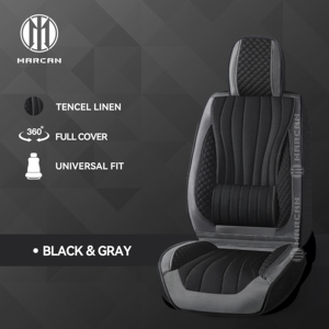 Marcan Marcan SENFO Stylish Wave Pattern Car <b>Interior</b> <b>Accessories</b> 360 Degree Full Car Seat Covers Multi-colors Available - Product Image 5