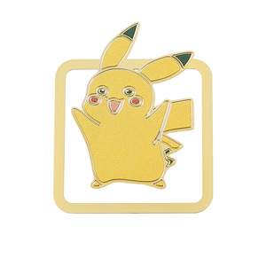 Penjepit Buku Kuningan Berukir Kartun Pokemon Kreatif, Emblem Berlapis Emas, Karakter Film & TV, Alat Tulis Pelajar - Product Image 6