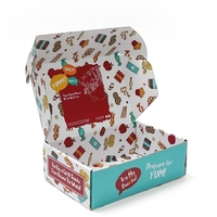 Boîte d'expédition en carton ondulé personnalisée, emballage de kit d'abonnement beauté de marque, marketing des influenceurs, boîte cadeau pour les médias sociaux
