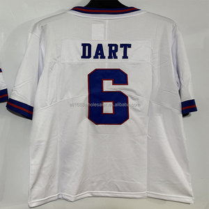 Maillot de football 2026 pour homme, style tendance, 6 Jaxson Dart, 1 Malik Nabers, 44 Cam Skattebo, 5 Kayvon Thibodeaux, brodé, tailles S-3XL - Product Image 2