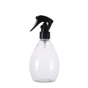 300ml tear drop shape plastic water spray bottle