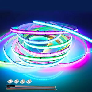 Flexible COB <b>LED</b> Strip <b>Light</b> RGB Full-color WS2811 24V <b>USB</b> Programmable Addressable IP44 CRI95 /WiFi Indoor Room - Product Image 1