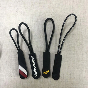 Tùy Chỉnh Đầy Màu Sắc Mềm PVC Cao Su Dây Kéo Kéo Silicone Dây Zip Pullers Cho Quần Áo - Product Image 4