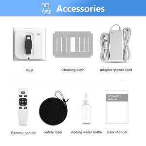 Robot de nettoyage de vitres <span class=keywords><strong>électrique</strong></span> de niveau <span class=keywords><strong>professionnel</strong></span> Nettoyeur de vitres Offre Spéciale efficace et sûr pour les hôtels, l'extérieur et la voiture - Product Image 4