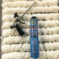Mousse polyuréthane monocomposant en aérosol 750 ml, colle mousse haute expansion pour la construction, l'étanchéité, les canalisations, la menuiserie et l'isolation