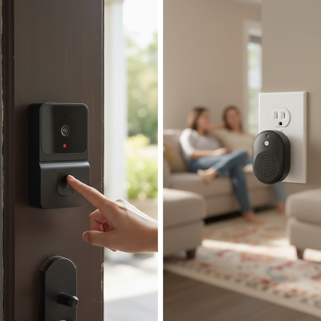 Best Wifi Video Doorbell HD Wireless WiFi Smart Doorbell Video Camera Doorbell Wireless Video Doorphone for Home Security