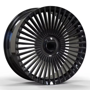 Rines de Aleación de Aluminio Forjado TiXin 10,000T 10J con Acabado Negro Hipermetalizado, Nuevos para <span class=keywords><strong>Mercedes</strong></span> G63 2022 de 24 Pulgadas - Product Image 2