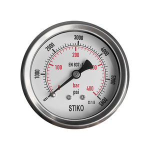 เกจวัดแรงดันอากาศสุญญากาศสแตนเลสขนาด 63 มม. - Product Image 1