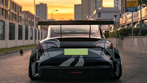 ชุดแต่ง Tesla Model 3 RT รุ่นใหม่ - กันชนหน้า/หลัง สเกิร์ตข้าง ฝากระโปรงหน้า ดิฟฟิวเซอร์หน้า ซุ้มล้อ แบบติดตั้งด้วยสกรู - Product Image 3
