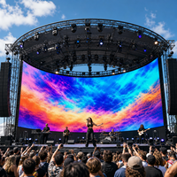 Pantalla LED para Conciertos P3.91 IP65, Pantalla de Alquiler para Escenarios al Aire Libre, 4K, Alto Brillo, Video a Todo Color, Fondo para Música, Festivales
