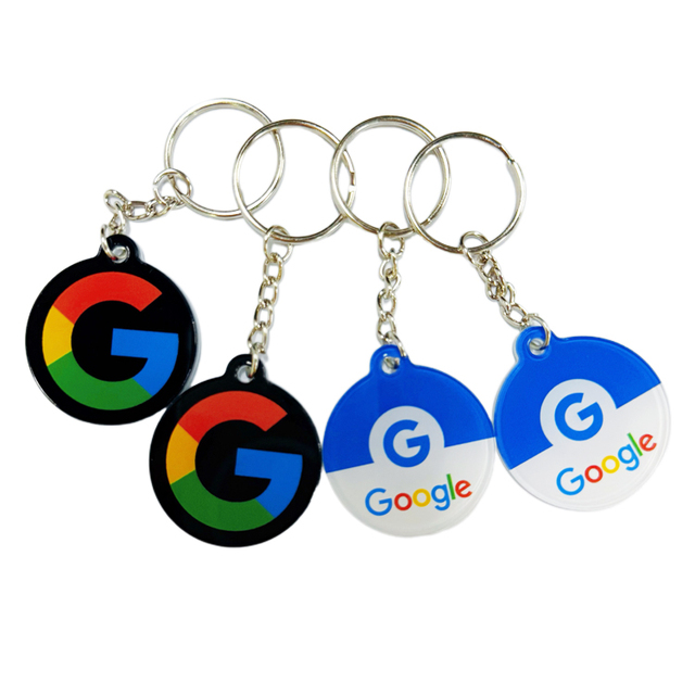 Smart NFC Custom Business Card Social Media NFC Keychain Tag Instagram with Chip